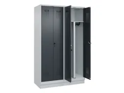 PBM-locker,HxBxD 1950x1200x500mm,4vak,vak B 300mm,draaigrendel