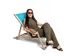 Strandstoel Relax Comfort beukenhout te personaliseren met print