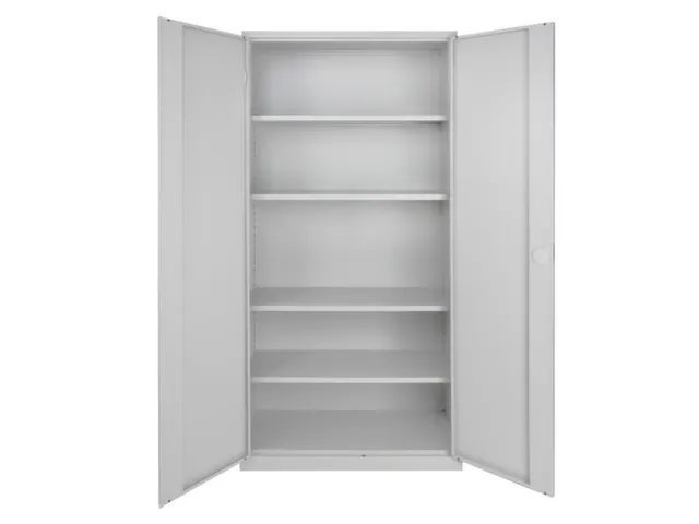 universele kast,HxBxD 1950x920x420mm,4xStalen bodem,duwstangsluiting