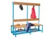 banc double,HxLxP 1600x1500x770mm,piètement RAL5012