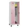 locker,HxBxD 1950x600x500mm,2vak,vak B 300mm,draaigrendel,voeten