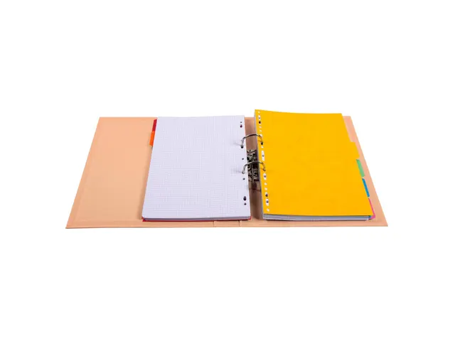 Classeur à levier PVC A4 dos de 50mm. - Couleurs assorties