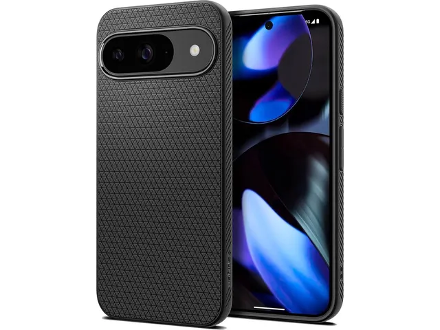 Spigen Case ACS07682 Google Pixel 9 (Pro) Liquid Air Mat Zwart