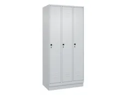 locker voor scheiding van kleding,HxBxD 1950x900x500mm,3vak