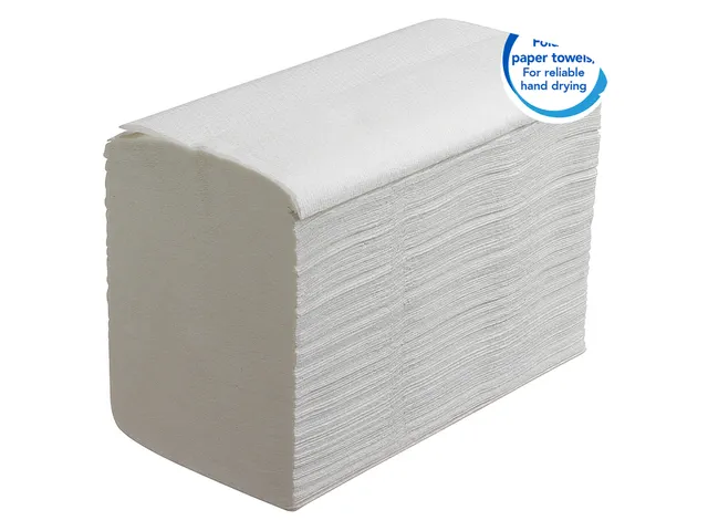 Handdoek Scott Essential i-vouw 1-laags 20x32cm 15x240stuks wit 6669