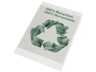 Insteekmap L-map Esselte A4 100% gerecycled PP transparant mat 0.10mm - 5