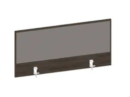 baliepaneel bureau aanbouw achter NV bruin hickory BN8078-grijs 1000mm