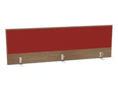 opzetpaneel,v. bureau,aanbouw achter,B 1800mm,NT-cherry,BN4011-rood