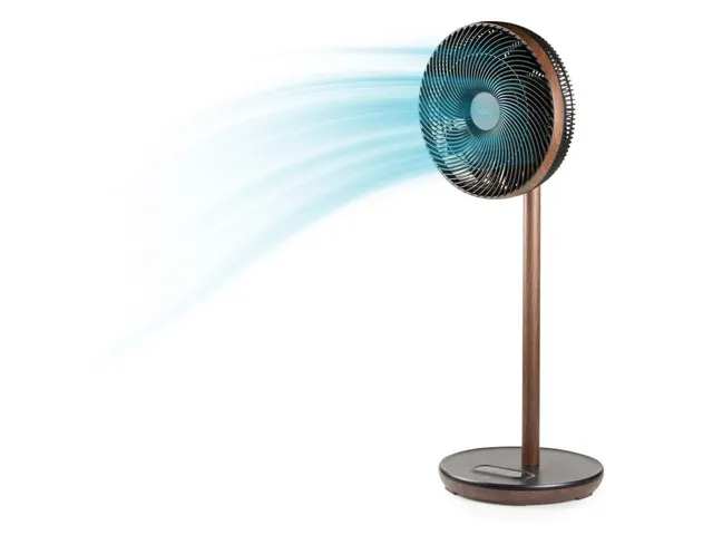 DOMO Statiefventilator Wood Style super stil 33 cm