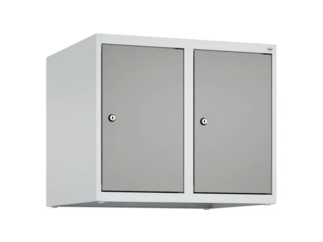 opzetkast,v. locker,2vak.,vak B 300mm,HxBxD 500x600x500mm,cilinderslot