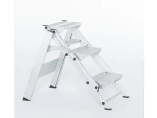 veiligheidstrap,eenzijdig,3treden,Stand H 0,66m,licht metaal - 2