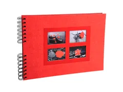 Fotoalb PASSION 32x22cm 50bl rood