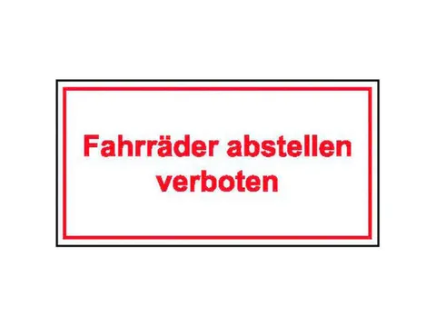 aanwijzingsbord,Verboden fietsen te plaatsen,aluminium gemerkt
