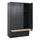locker met bank,HxBxD 1950x1200x815mm,3vak,vak B 400mm,cilinderslot
