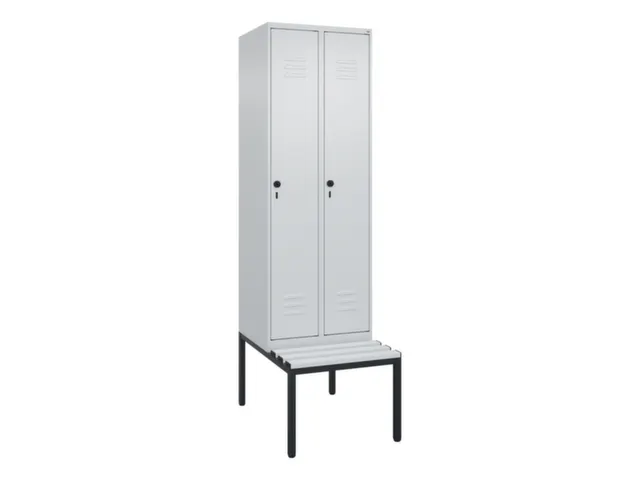 locker voor scheiding van kleding,HxBxD 2120x600x815mm,2vak