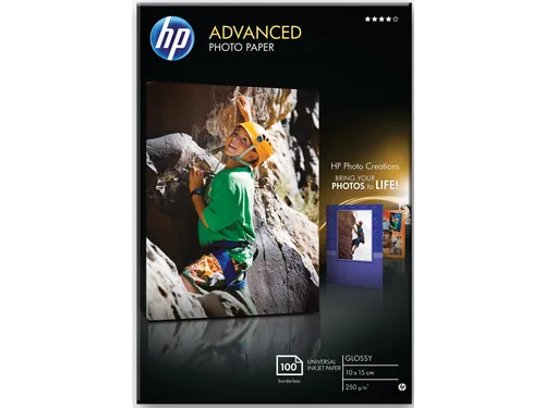 Advanced fotopapier 10x15cm 250 gram 100 vel glanzend