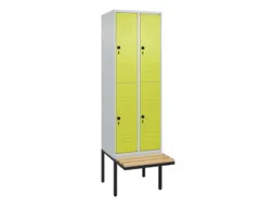 Dubbeldekse dekenkist,HxBxD 2120x600x815mm,2x2vak.,vak B 300mm