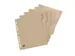 Intercalaires Oxford Touareg 11 perf 6 onglets carton naturel