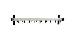 Pro-line Wandgarderobe 19 Haken grijs zwart