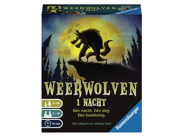 Kaartspel Weerwolven 1 nacht
