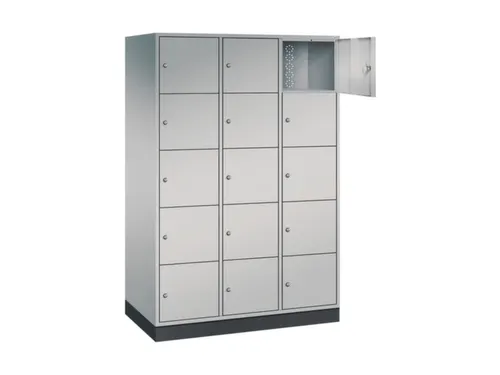 grootvolume-lockersysteem,HxBxD 1950x1220x600mm,3x5vakken,cil.-slot