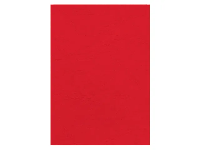 Voorblad Fellowes A4 lederlook rood 100stuks