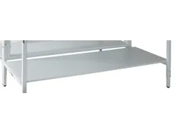 legbord,v. paktafel,BxD 1880x680mm,v. B 2000mm,pressboard,lichtgrijs