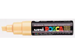Verfstift Posca PC8K Brede punt 8mm schuin zalmroze - 1