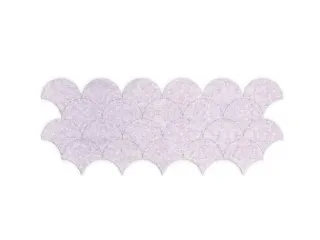 Akoestische PET-vilt Japanse Golf tegels lichtgrijs 30x26cm 22 stuks - 1