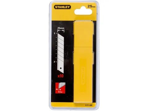 Afbreekmesjes Stanley 25mm 10 stuks