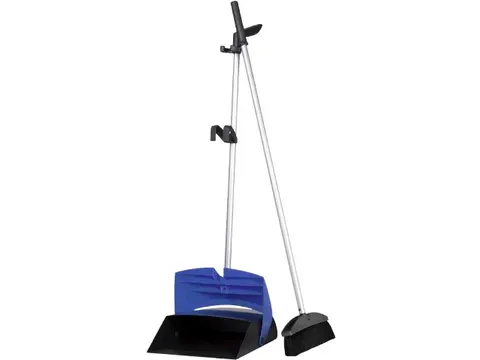 gesloten stofblik Dustpan, met aluminium steel