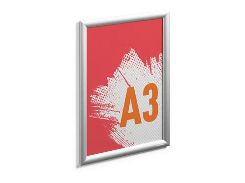 Kliklijst aluminium Outdoor A3 metaal zilver