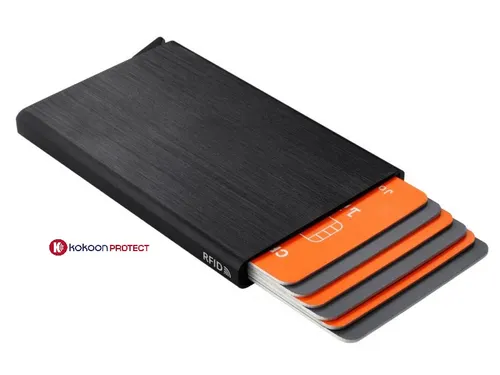 Kokoon Protect Kaarthouder RFID Uitschuifbaar 6 kaarten Assorti Kleure