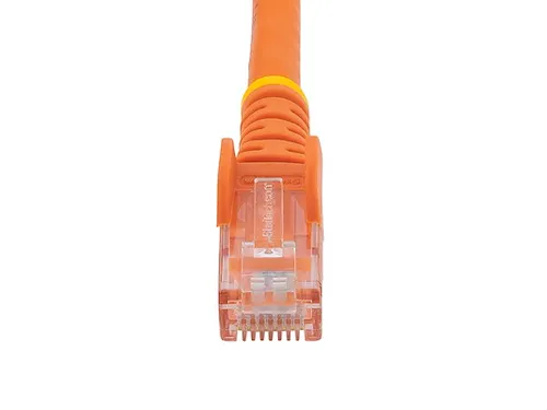 1m gigabit snagless RJ45 UTP Cat6 patchkabel oranje