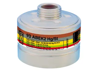 MSA 93 combinatiefilter A2B2E2K2Hg-P3 R D - 1