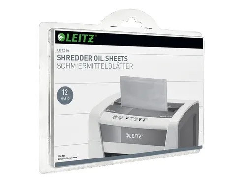 Olie voor papiervernietiger sheet Leitz IQ 12vel