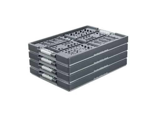 Vouwkrat 45 Liter Grijs