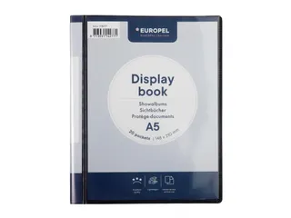 Showalbum Europel Frontview A5 20 tassen Zwart - 7