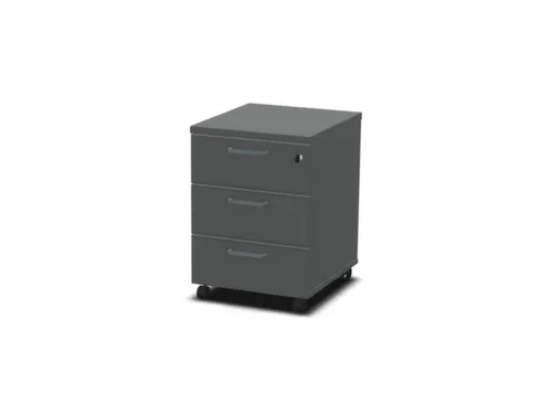 mobiel ladeblok,HxBxD 600x430x480mm,3lade(n),MS-donkergrijs