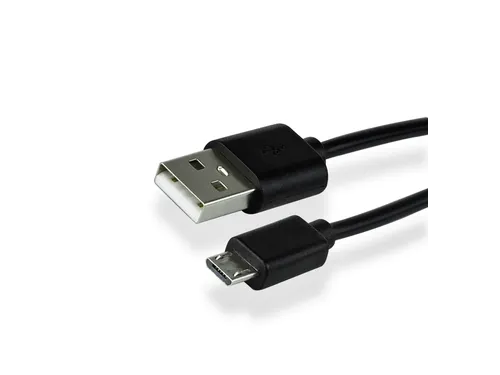 Kabel Green Mouse USB Micro - USB-A 2.0 1 meter zwart