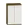 kantoorkast,HxBxD 1150x800x430mm,decor romp noten,decor front wit