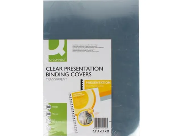 Covers A4 Kristalhelder PVC 150 Micron 100 Stuks