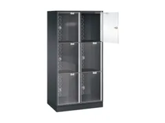 grootvolume-lockersysteem,HxBxD 1750x820x500mm,2x3vakken,cil.-slot