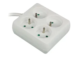 4-voudige Stekkerdoos Vierkant Penaarde - 2