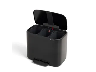Bo Pedaalemmer 3x11 liter Brabantia Mat Zwart - 2