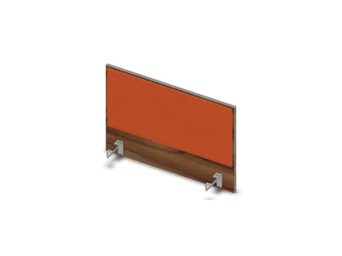 opzetpaneel bureau aanbouw achter NP-tiepolo nut BN3012-oranje 800mm