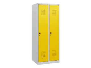 schoollocker,HxBxD 1530x600x500mm,2vak,vak B 300mm,draaigrendel - 2