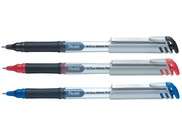 Rollerpen Pentel BL17 rood 0.35mm