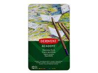 Derwent Academy Aquarelpotloden (12 stuks)
