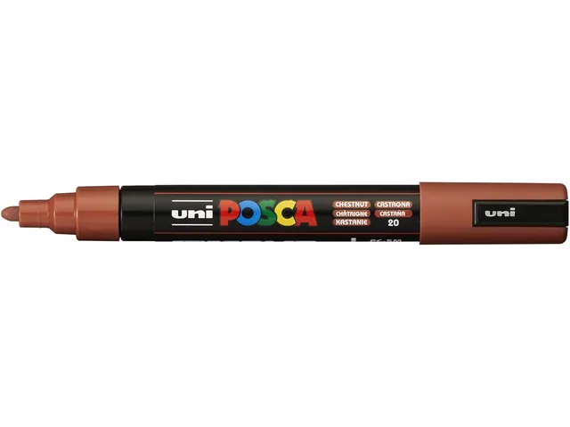 Uni Posca paintmarker PC-5M 18 - 25 mm ronde kastanje